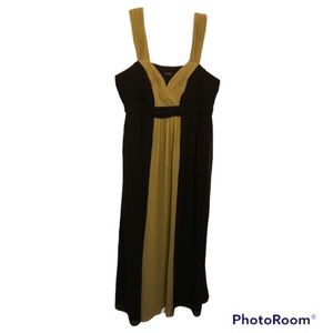 𝅺Planet Lime Black Maxi Dress size 16